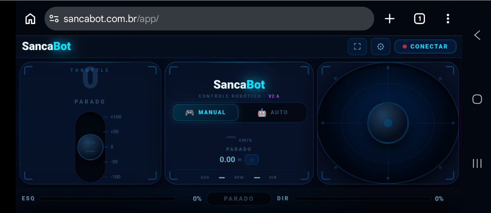 App interface